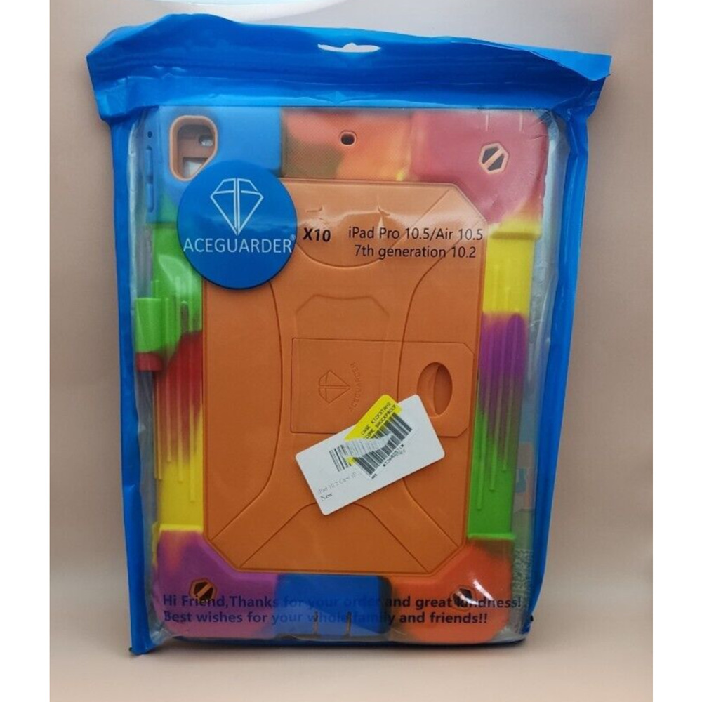 Aceguarder - Orange Multi Color Case Set - iPad Pro 10.5/Air 10.5, 7th Gen 10.2
